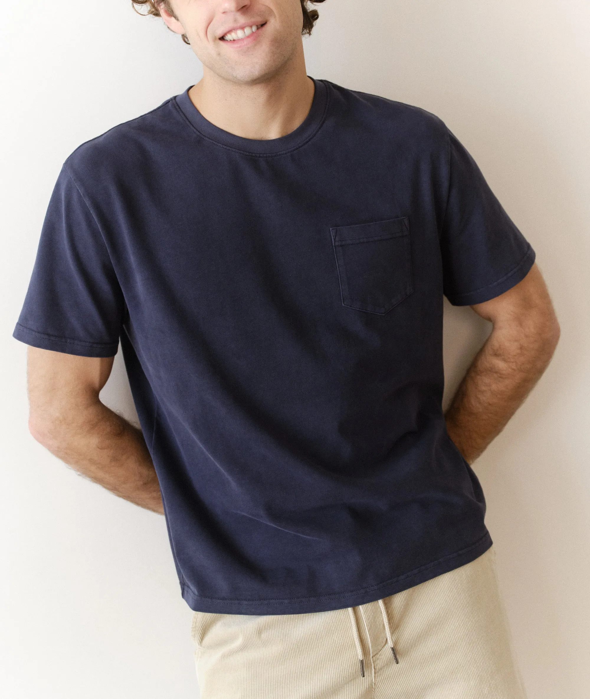 Luxe 250 Relaxed Pocket Tee sold by Marine Layer product image thumbnail 5