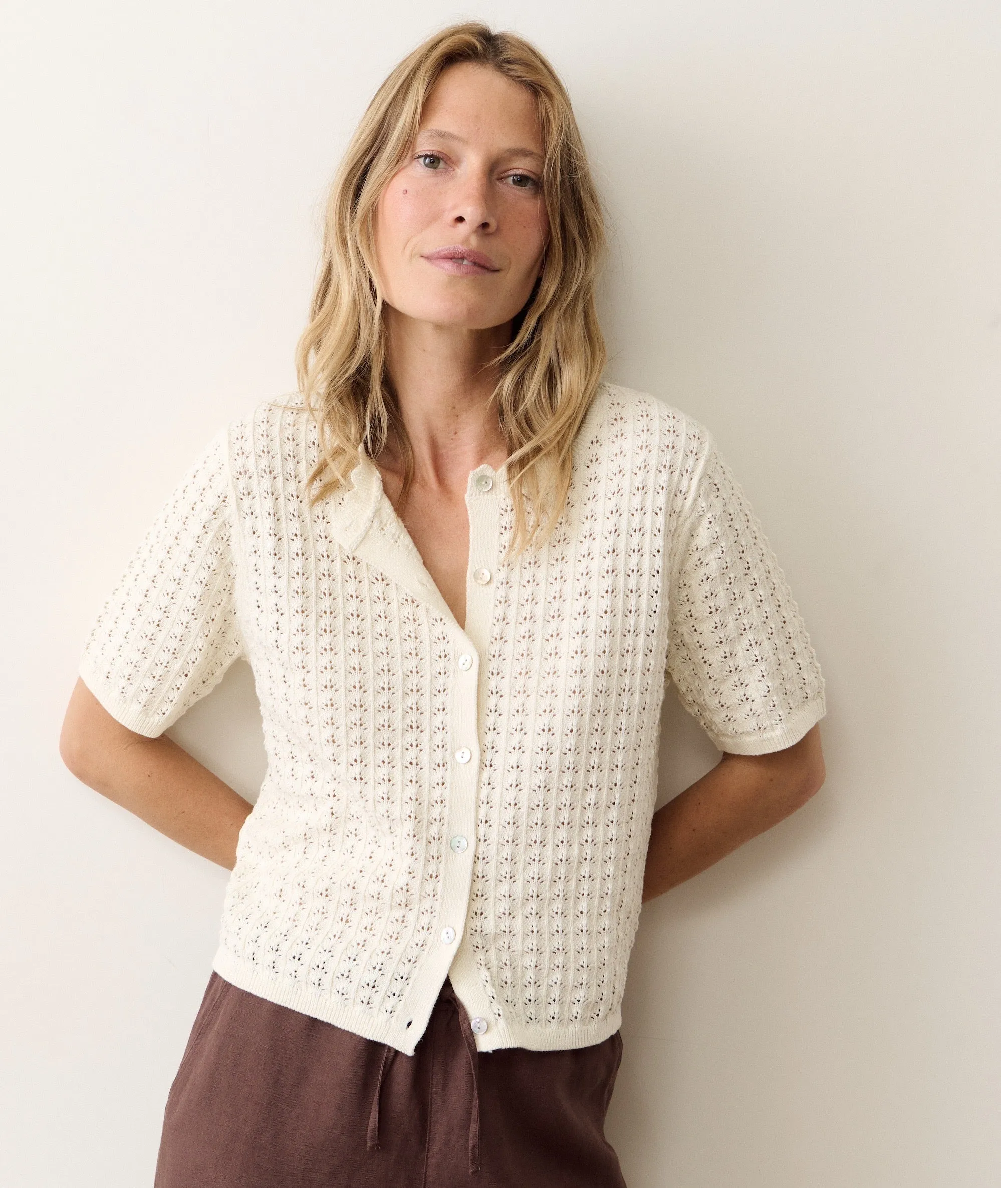 Lena Cardigan sold by Marine Layer