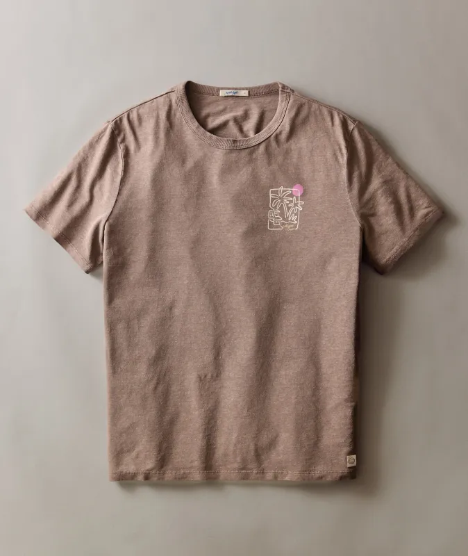 Hemp Cotton Relaxed Graphic Tee made by Marine Layer