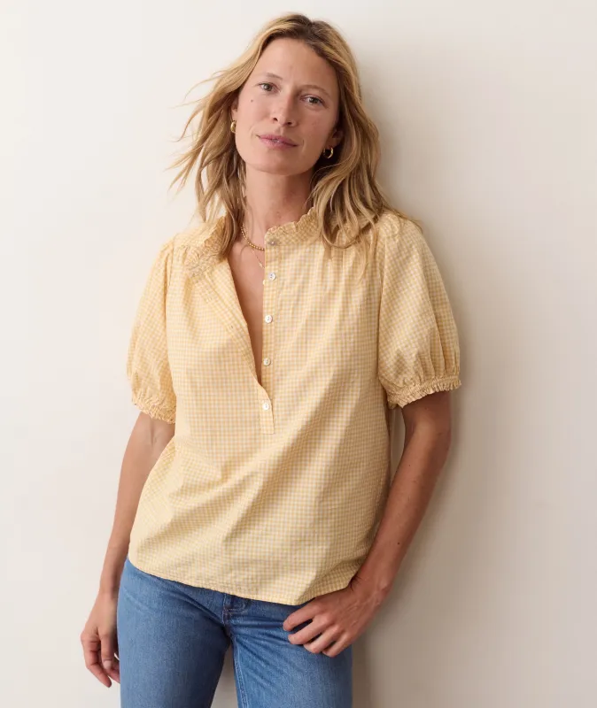 Josie Poplin Blouse made by Marine Layer