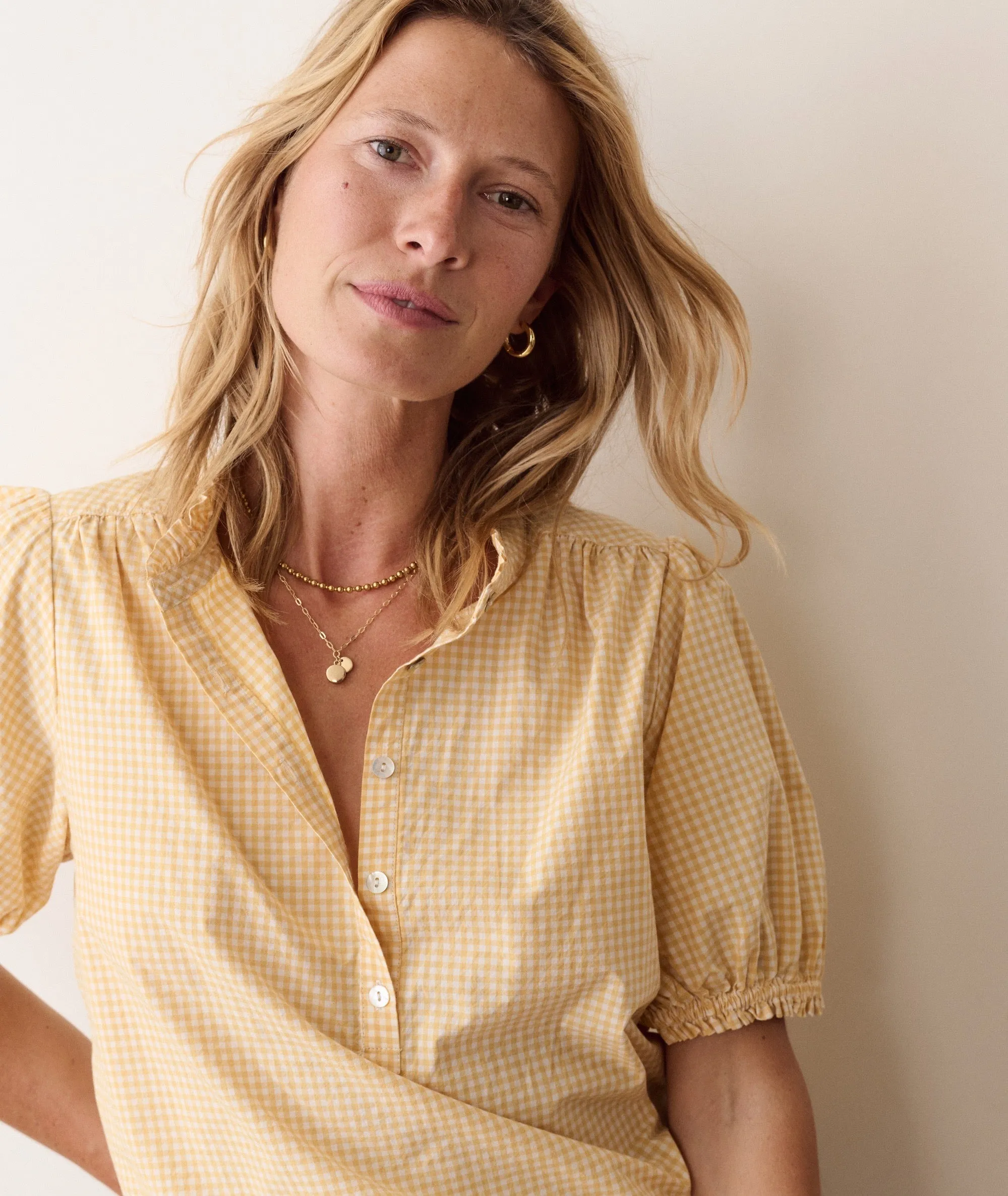 Josie Poplin Blouse sold by Marine Layer product image thumbnail 2