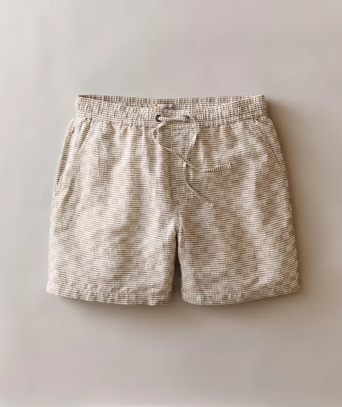 6" Saturday Dobby Short made by Marine Layer