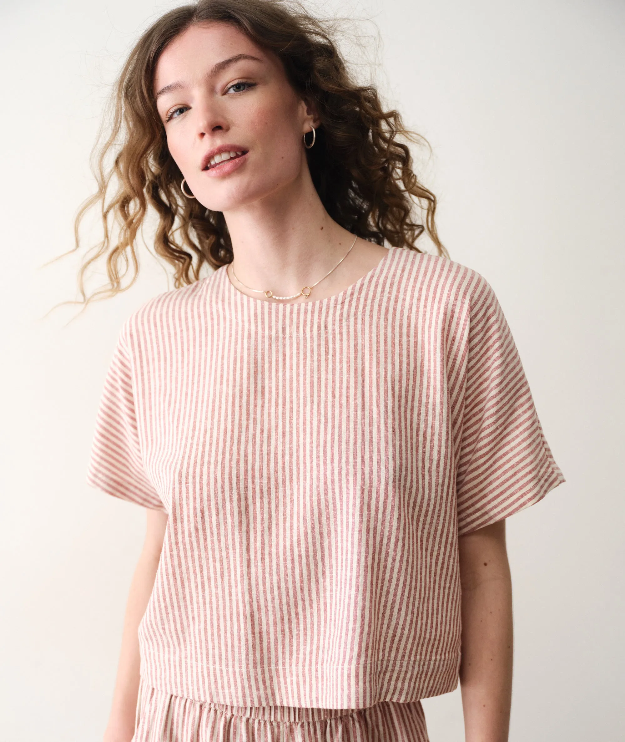 Rayna Hemp Tee sold by Marine Layer product image thumbnail 5