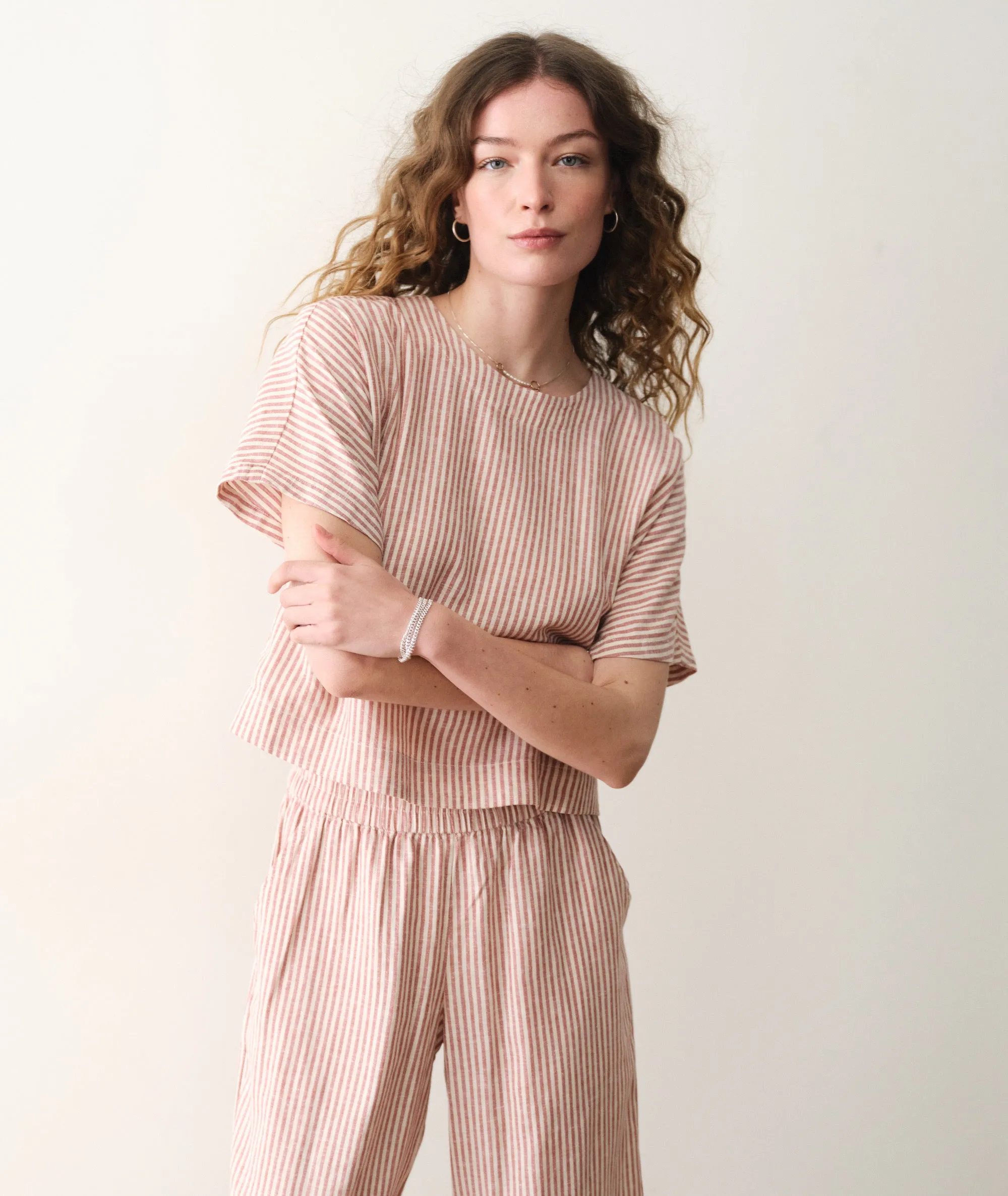 Rayna Hemp Tee sold by Marine Layer product image thumbnail 4