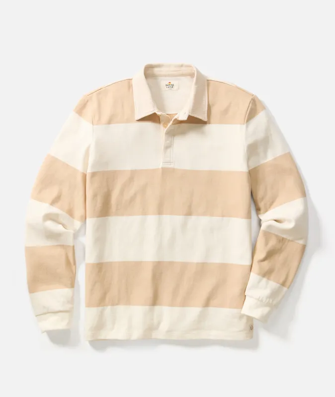 Sueded Rugby Polo made by Marine Layer