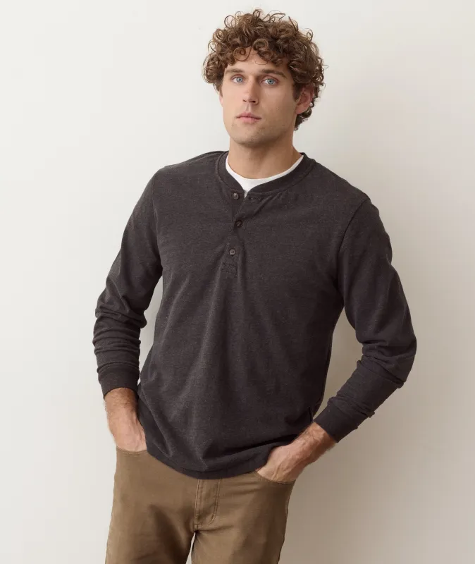 Luxe Jersey Henley made by Marine Layer