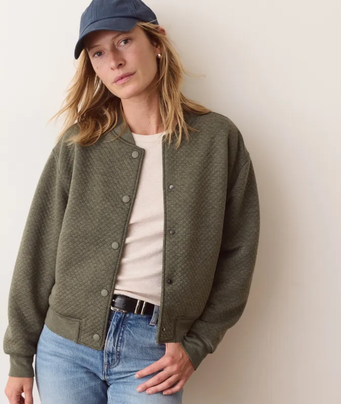 Corbet Quilted Bomber made by Marine Layer