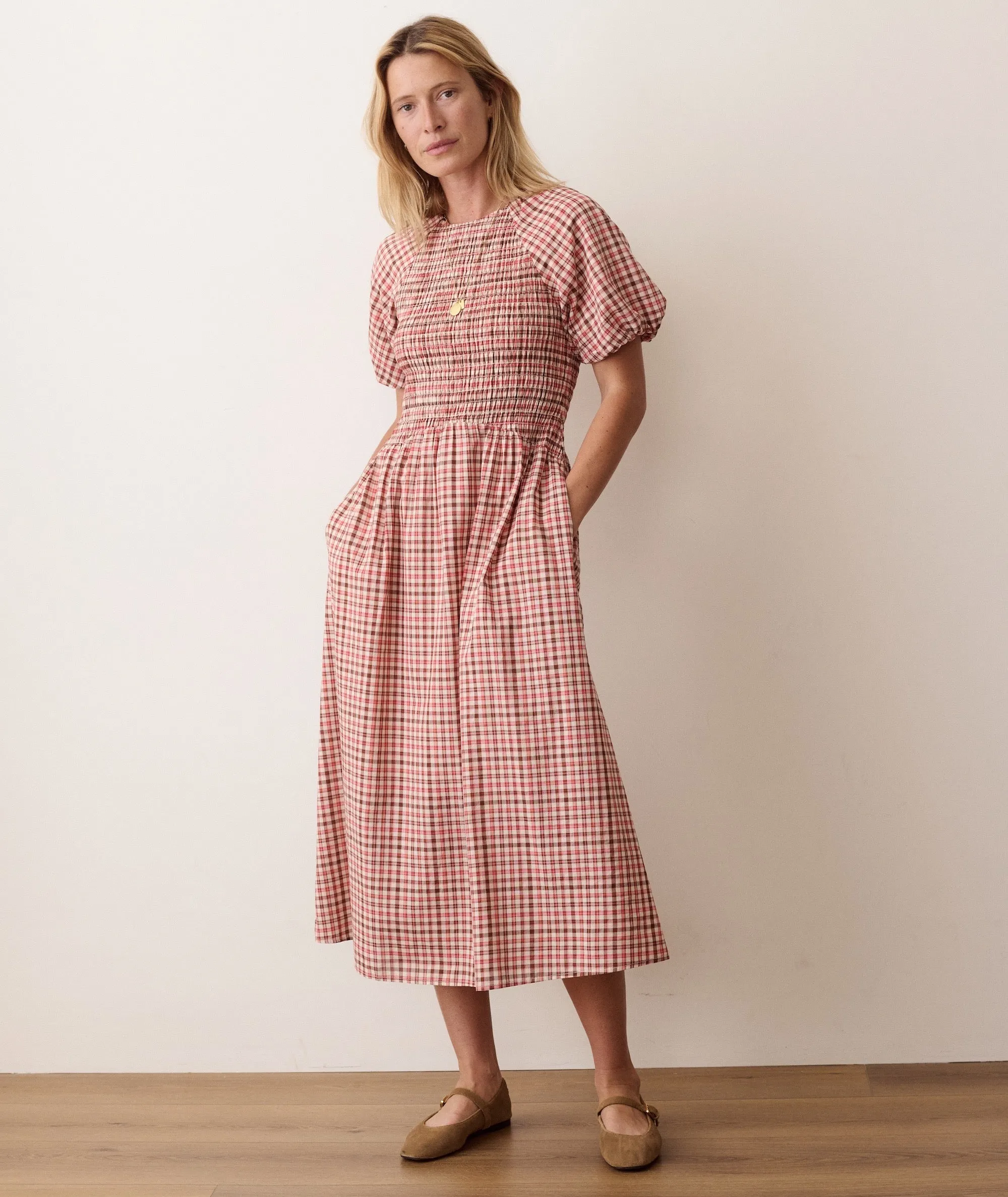 Gigi Smocked Dress sold by Marine Layer product image thumbnail 3