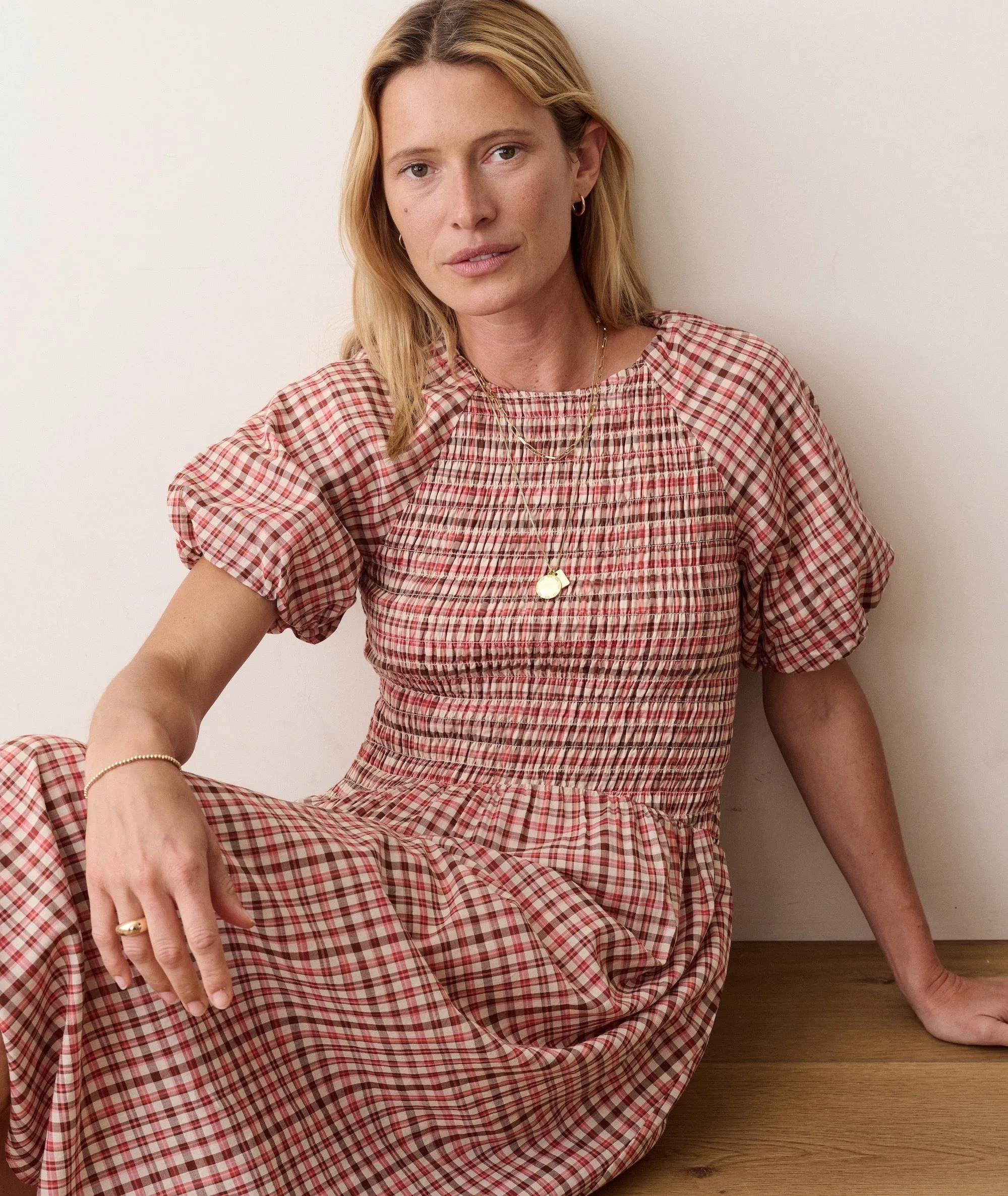 Gigi Smocked Dress sold by Marine Layer product image thumbnail 5