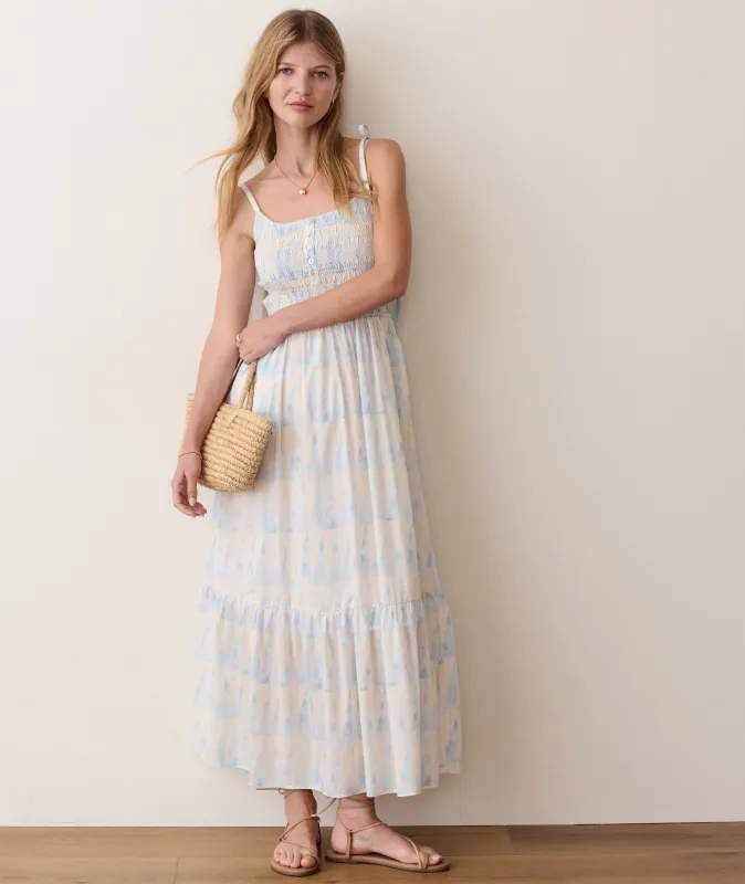 Carmen Smocked Dress made by Marine Layer