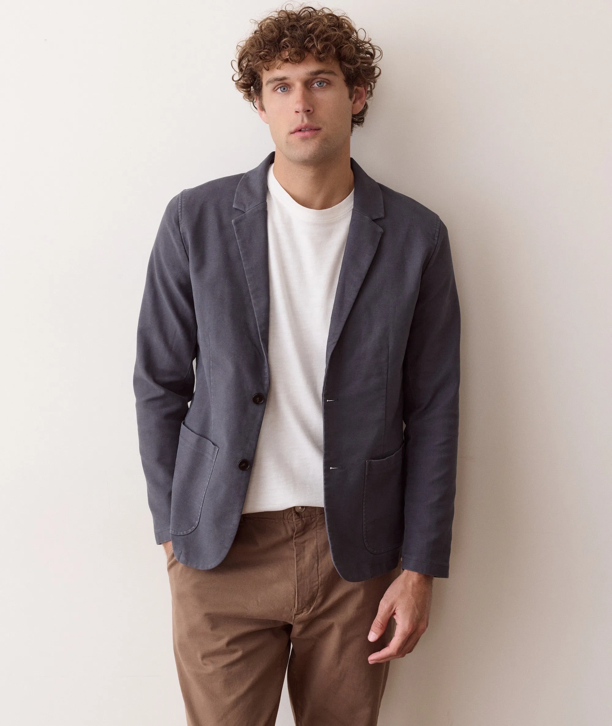 Flex Terry Blazer sold by Marine Layer product image thumbnail 3