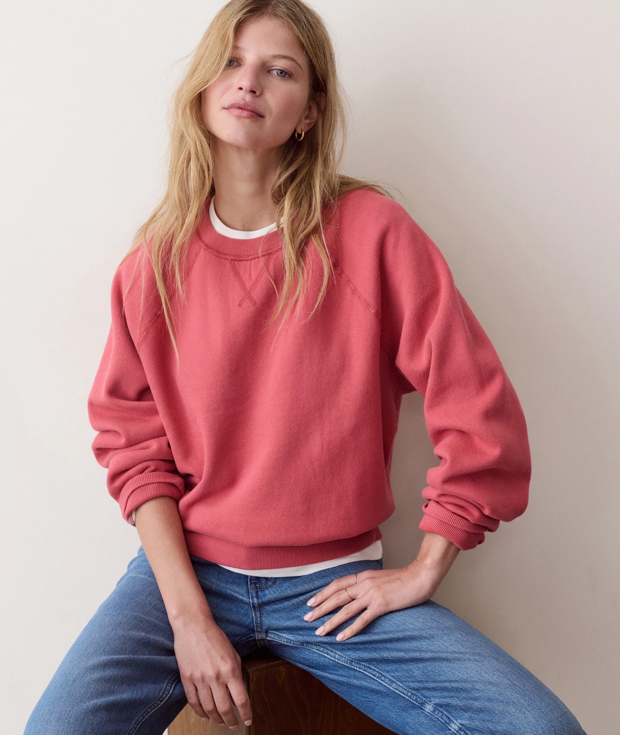 Cloud 9 Fleece Reversible Crewneck sold by Marine Layer product image thumbnail 4