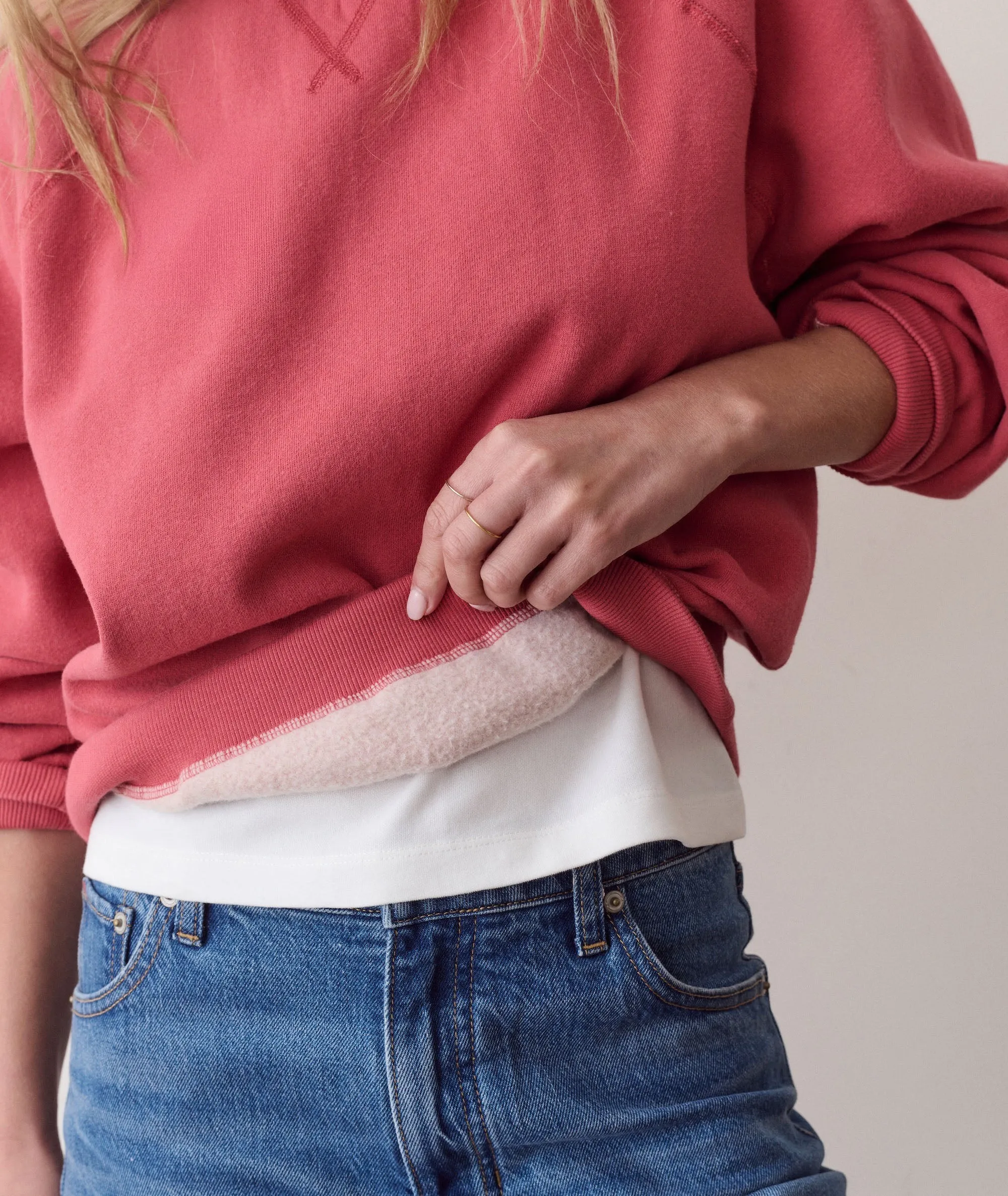 Cloud 9 Fleece Reversible Crewneck sold by Marine Layer product image thumbnail 3