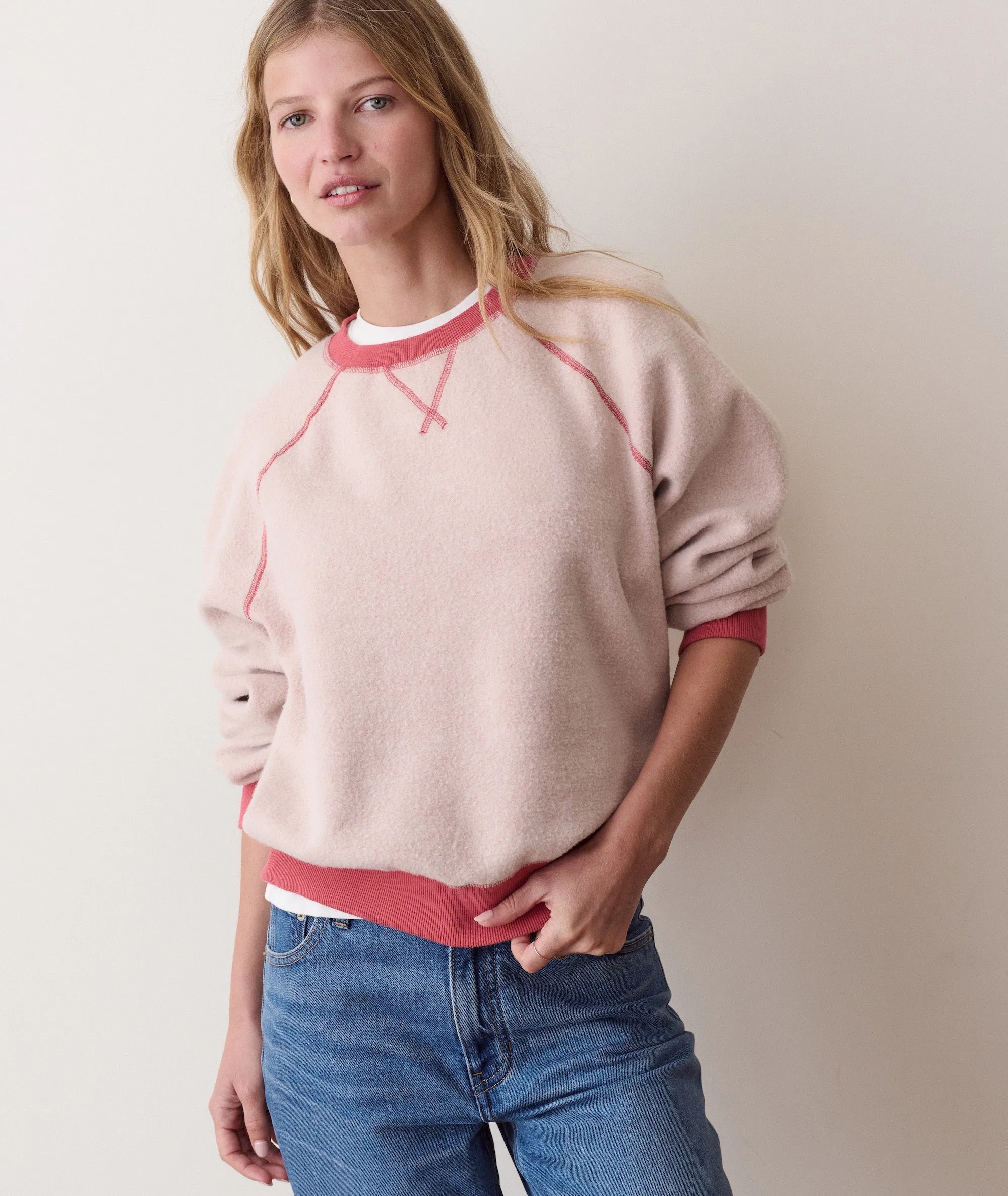 Cloud 9 Fleece Reversible Crewneck sold by Marine Layer product image thumbnail 2