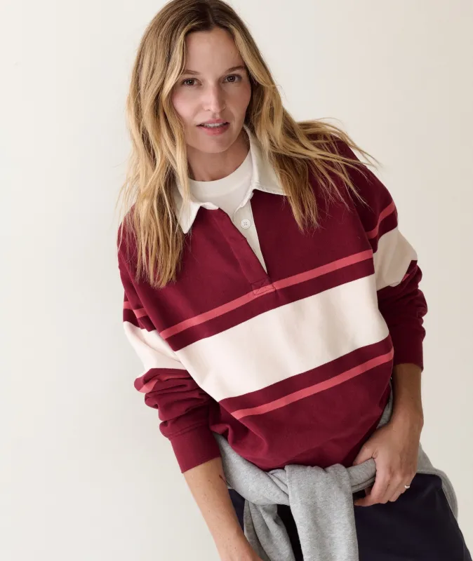 Cloud 9 Fleece Polo made by Marine Layer