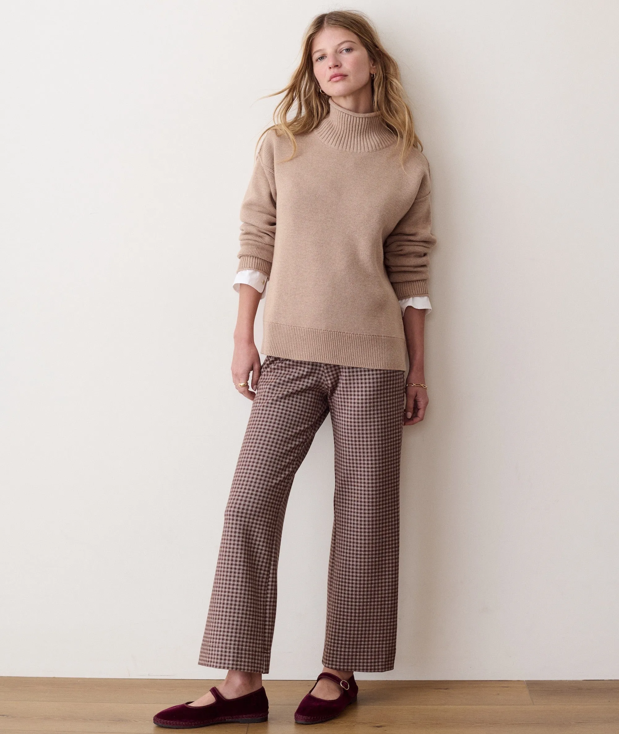 Maggie Funnel Neck Sweater sold by Marine Layer product image thumbnail 3