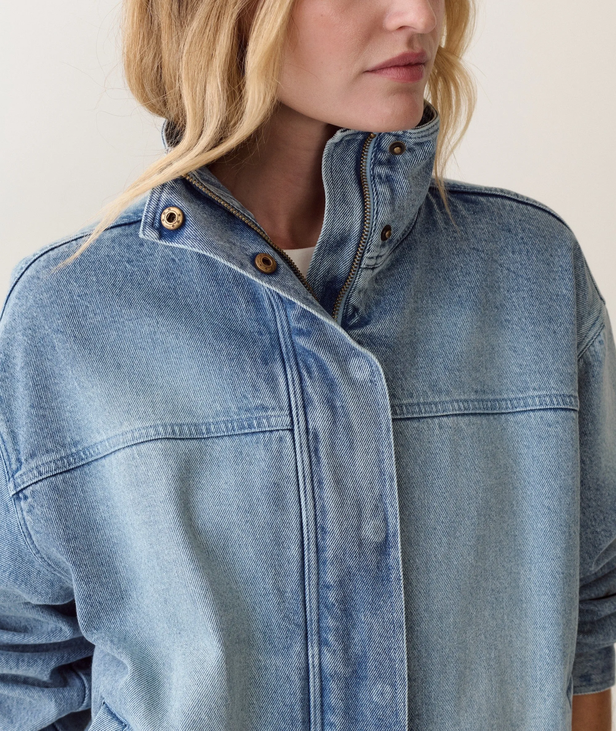 Lou Denim Bomber sold by Marine Layer product image thumbnail 3