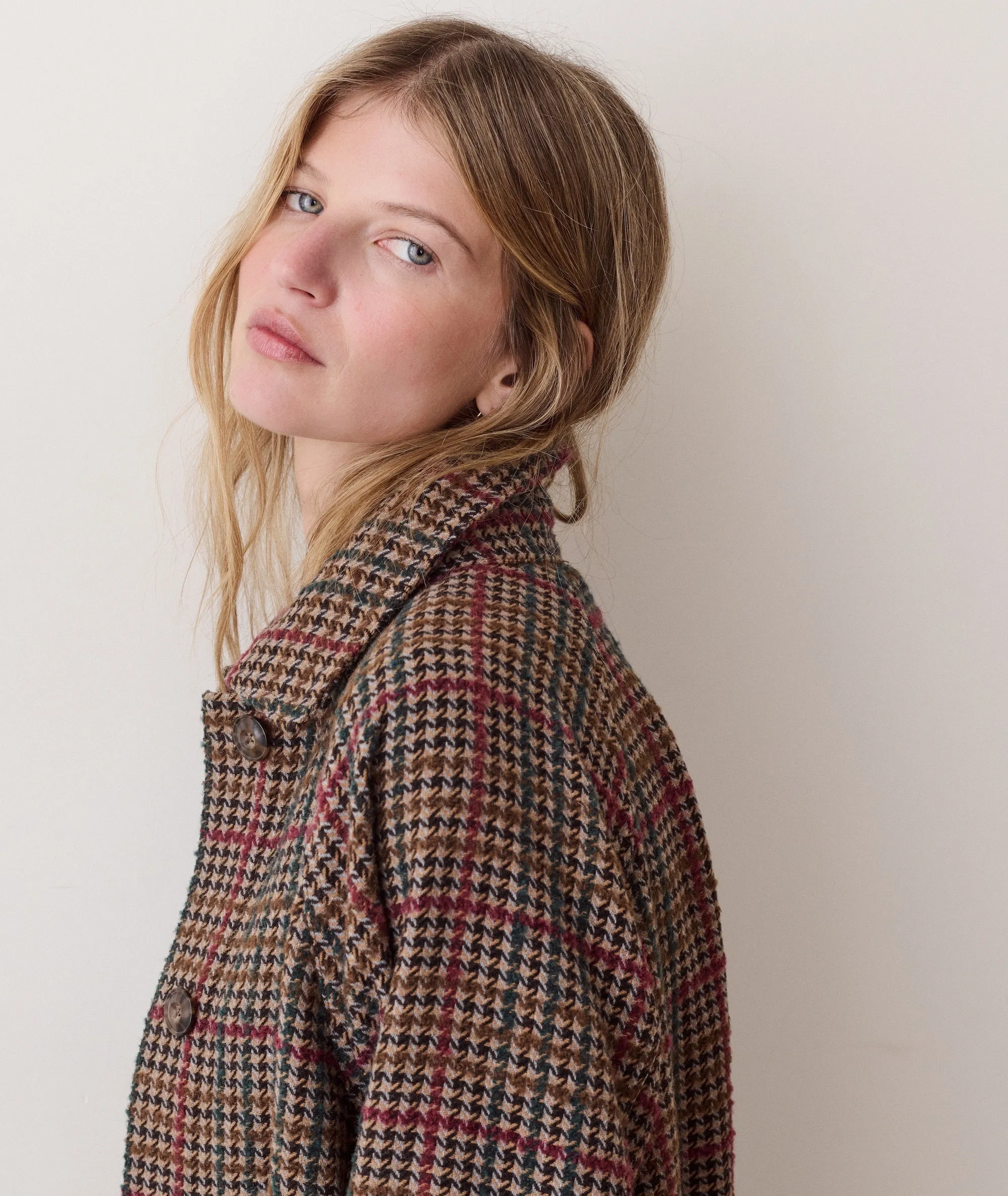 Hayes Houndstooth Trench Coat sold by Marine Layer product image thumbnail 3