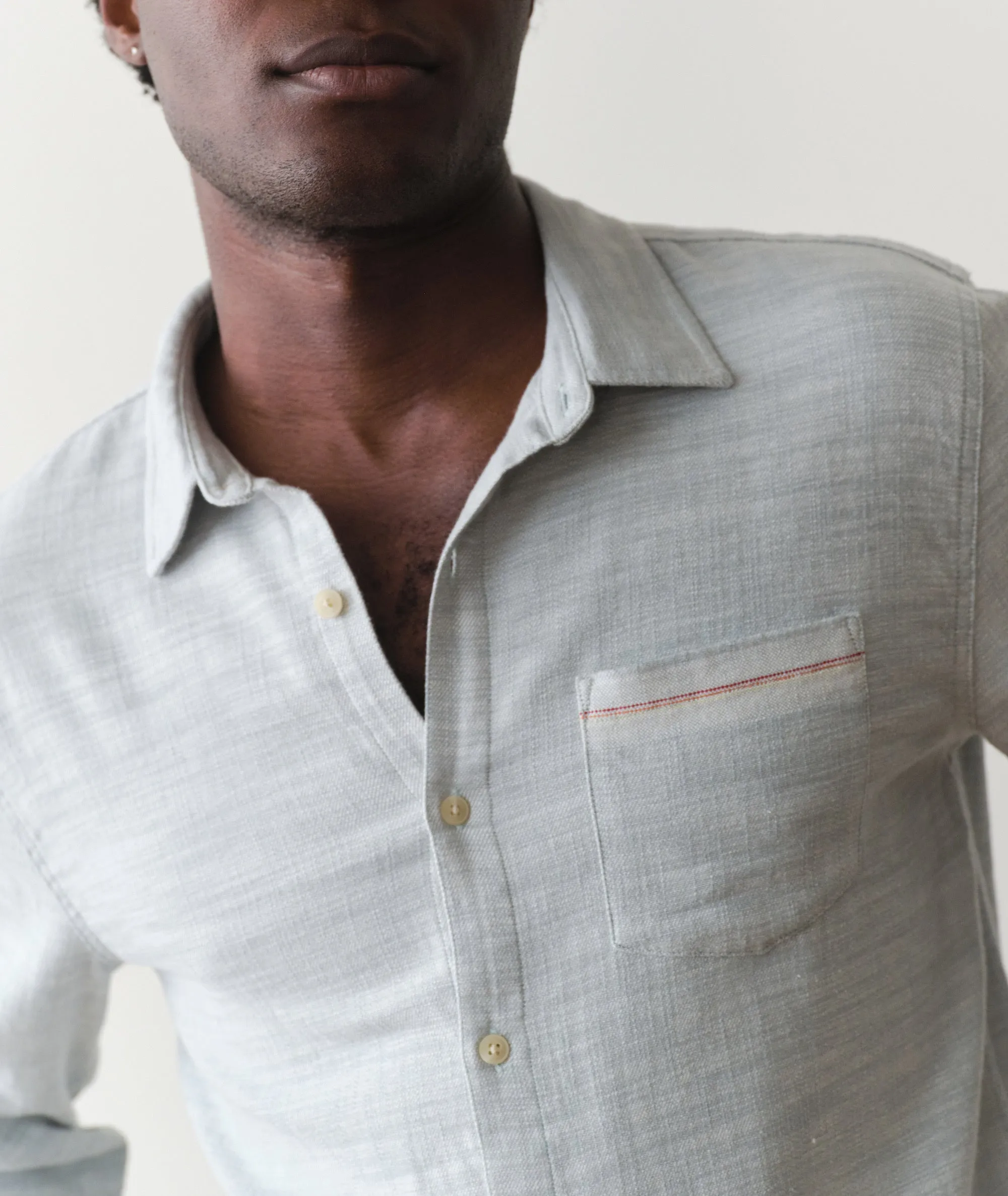 Stretch Selvage Long Sleeve Shirt sold by Marine Layer product image thumbnail 4