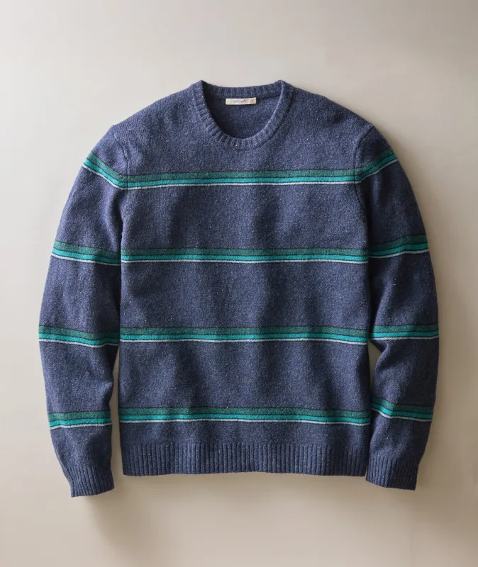 Coastal Merino Crewneck Sweater made by Marine Layer