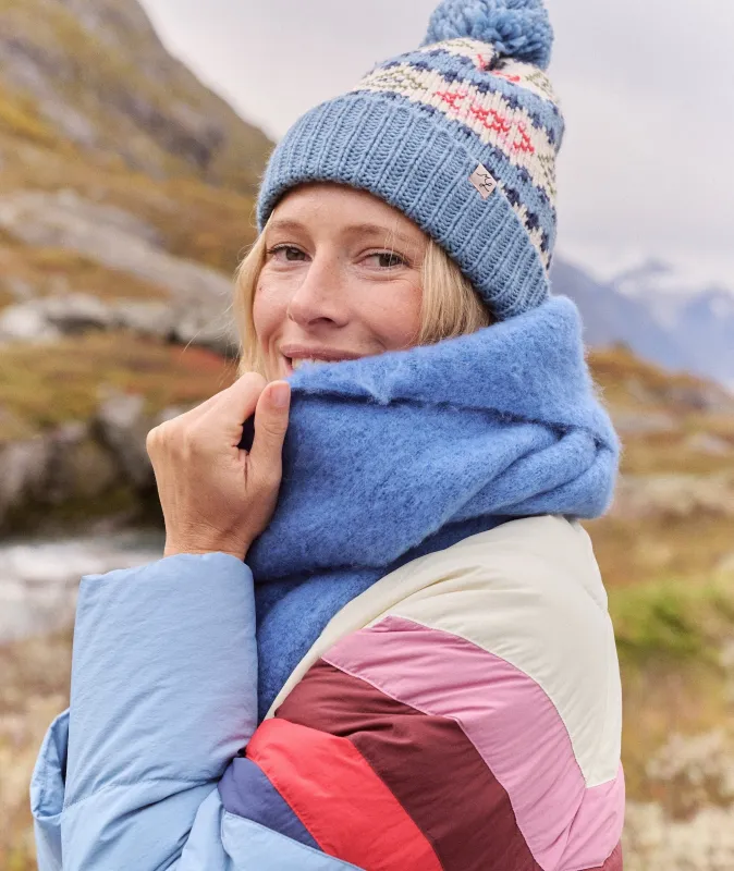 Fair Isle Pom Beanie made by Marine Layer