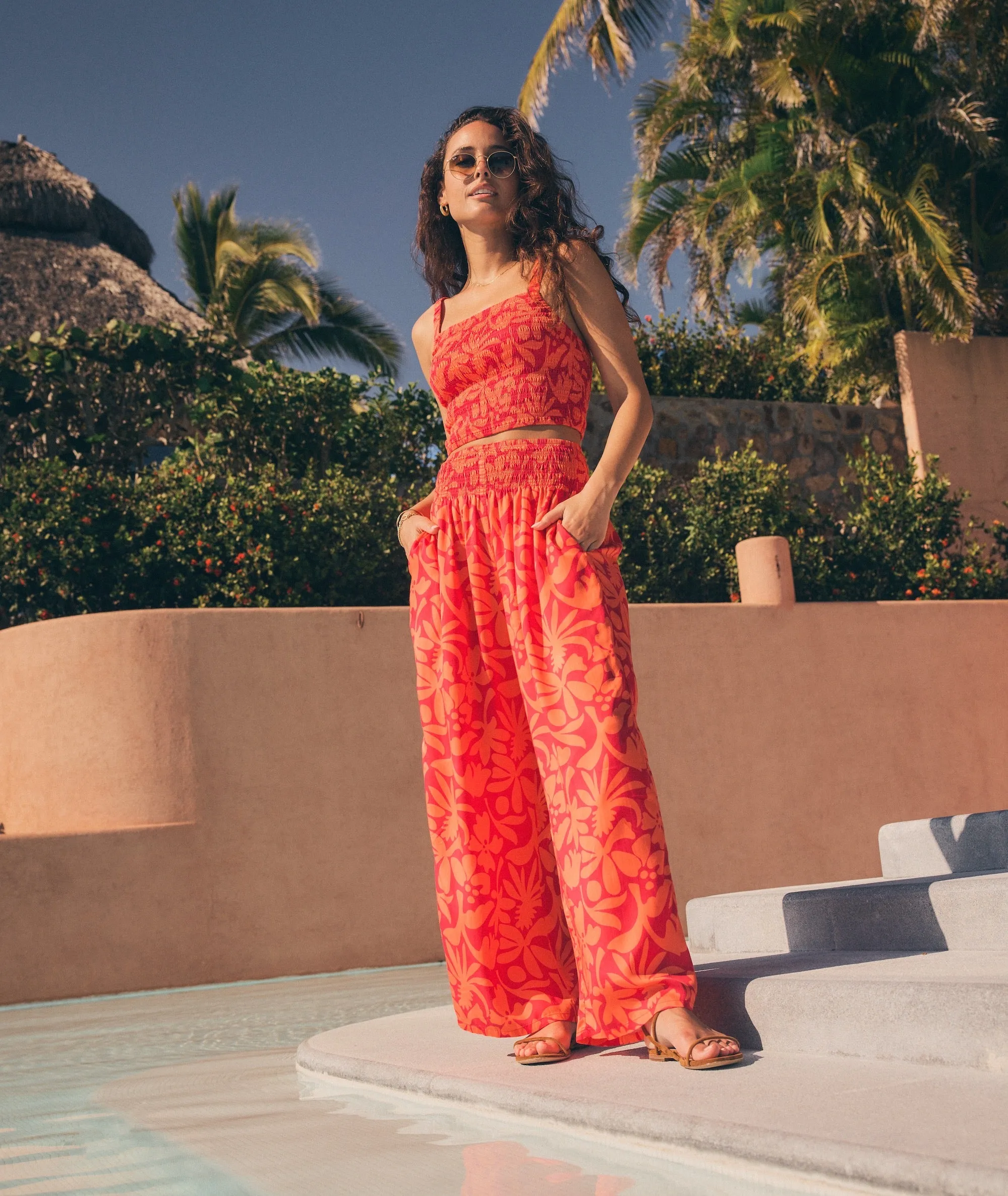 Archive Smocked Tank sold by Marine Layer