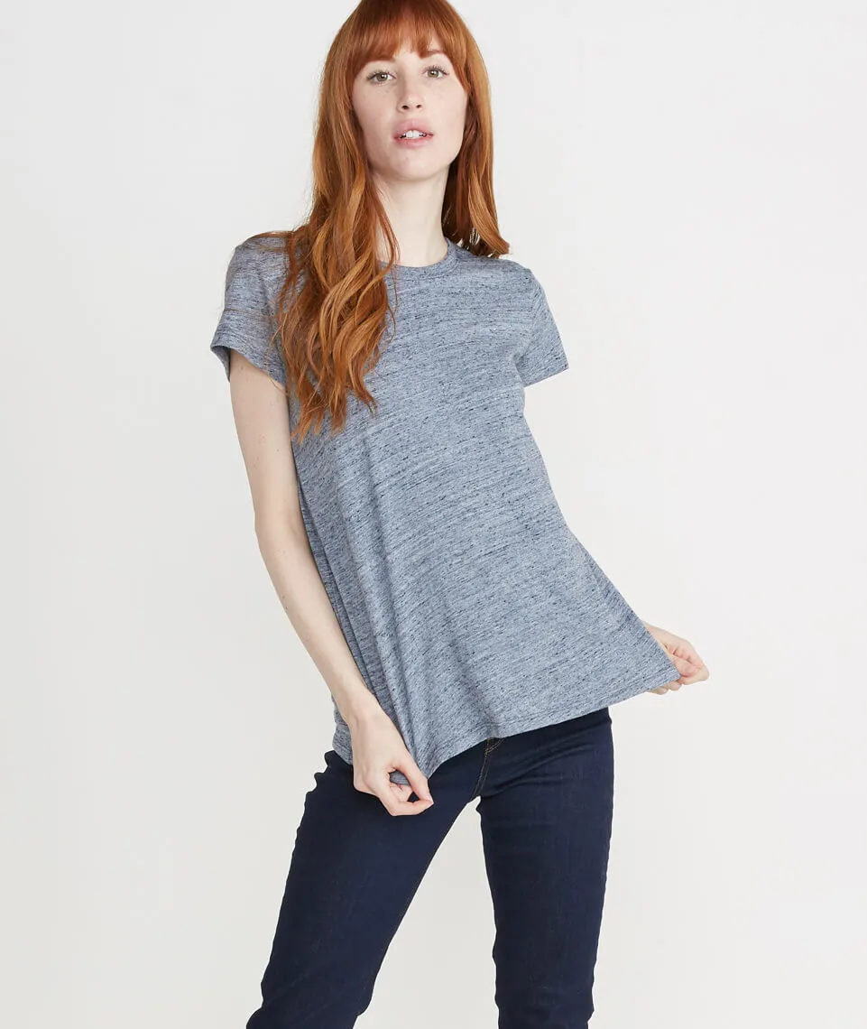 Swing Crew in Denim Flax sold by Marine Layer product image thumbnail 3