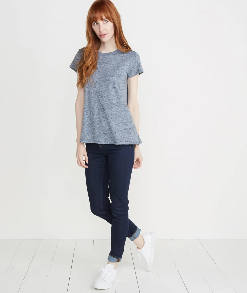 Swing Crew in Denim Flax sold by Marine Layer product image thumbnail 5