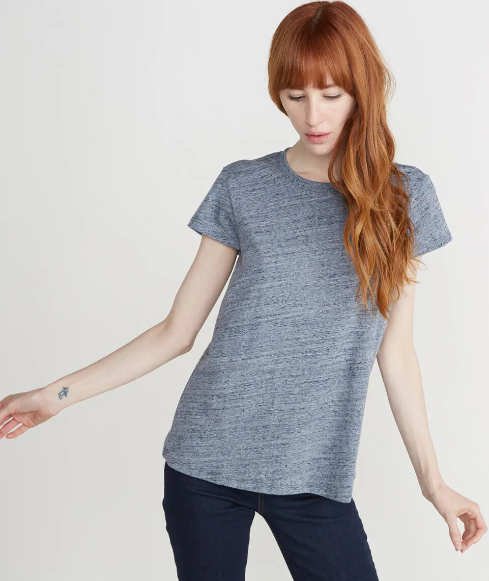 Swing Crew in Denim Flax sold by Marine Layer product image thumbnail 2