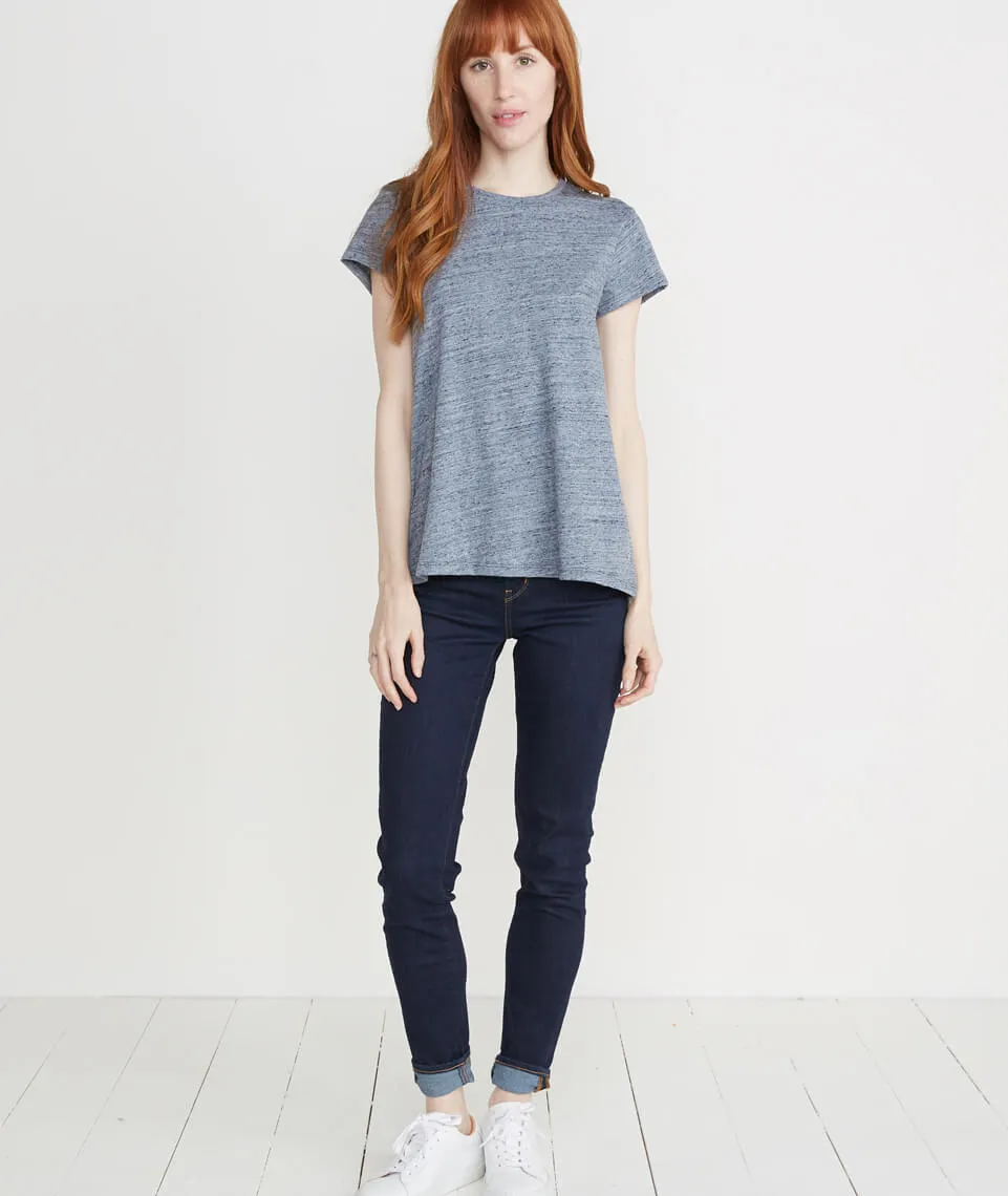 Swing Crew in Denim Flax sold by Marine Layer product image thumbnail 4