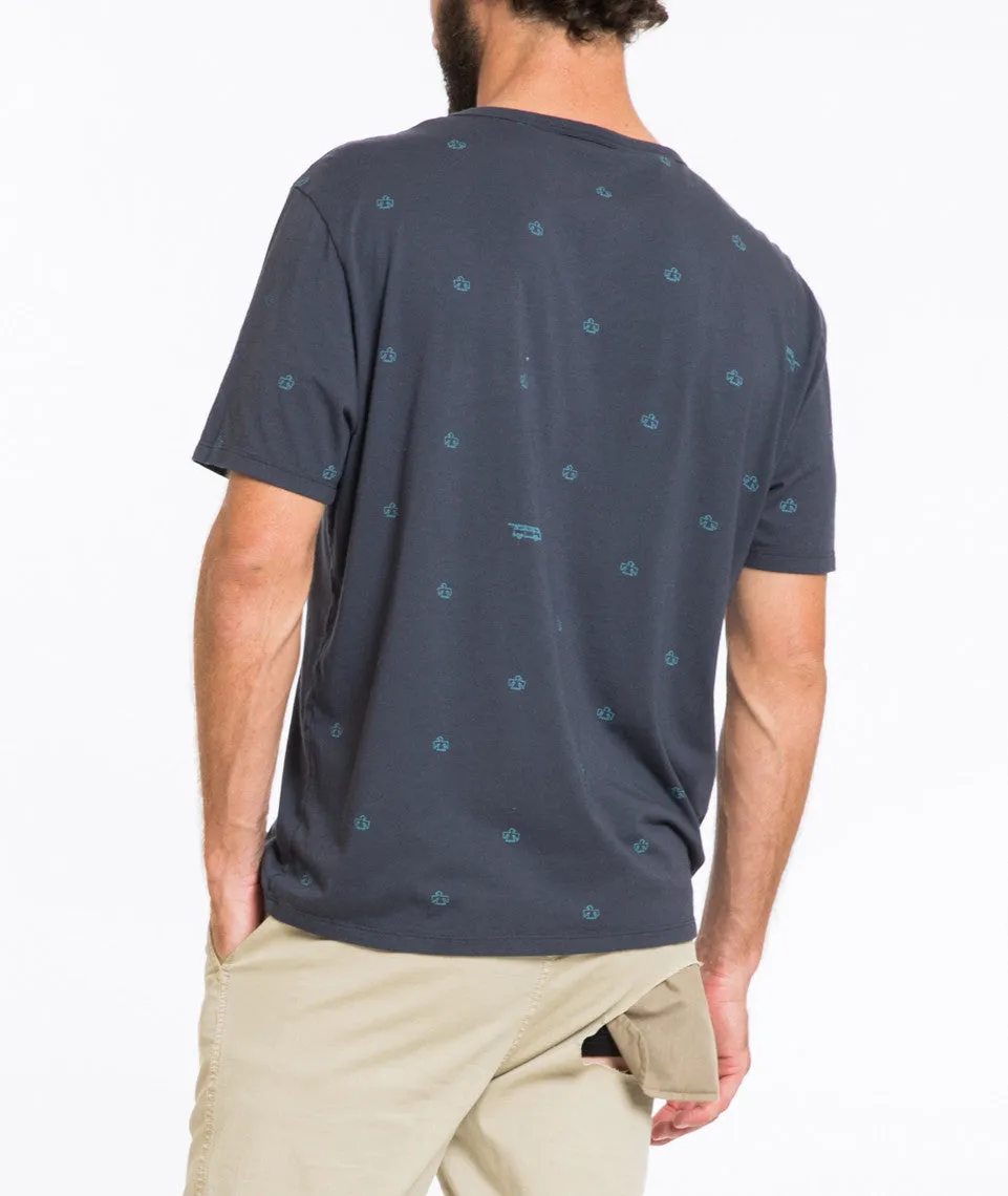All Over Print Crewneck - Midnight Blue sold by Marine Layer product image thumbnail 2