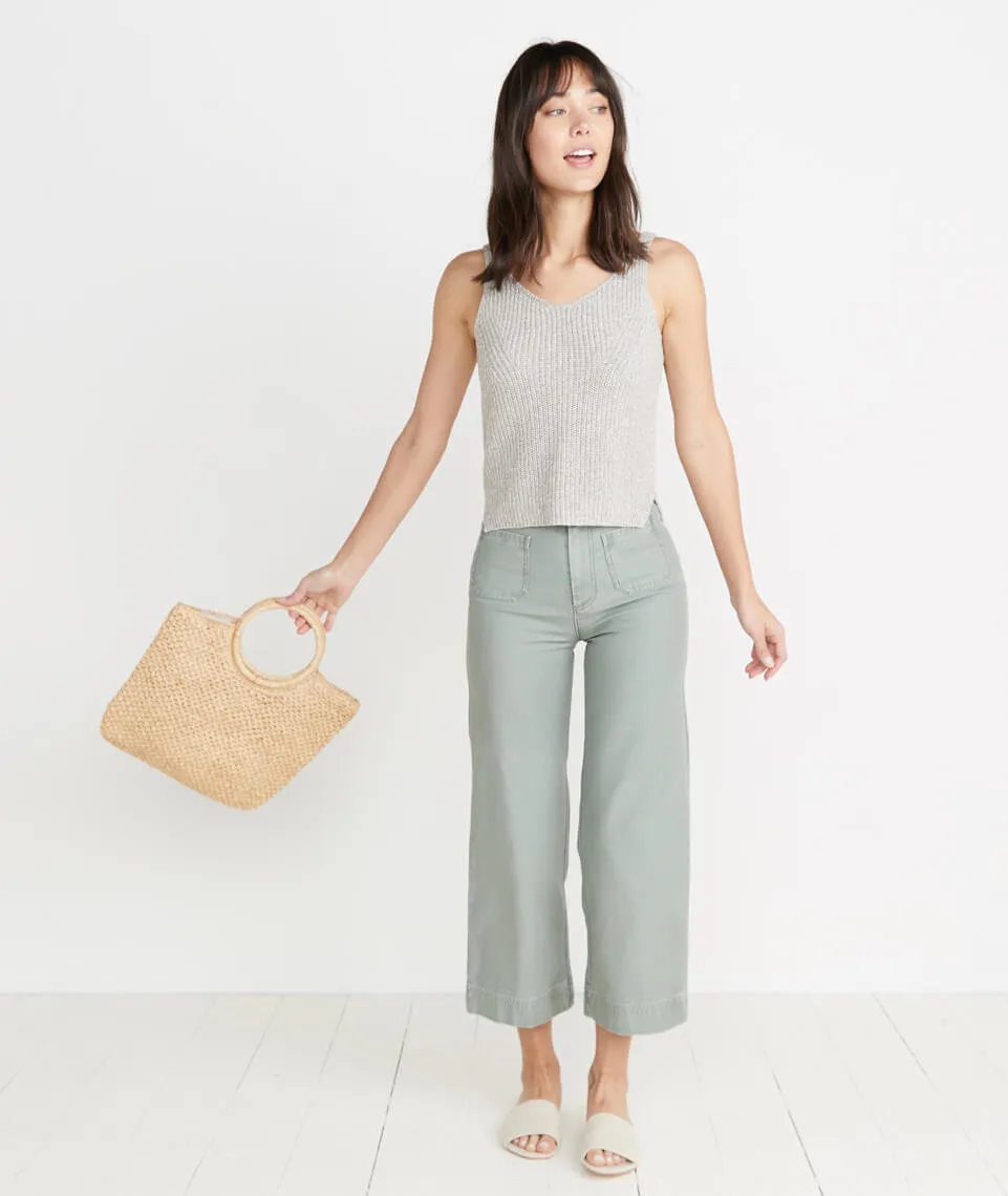 Helena Tank in Marled Flax sold by Marine Layer product image thumbnail 5