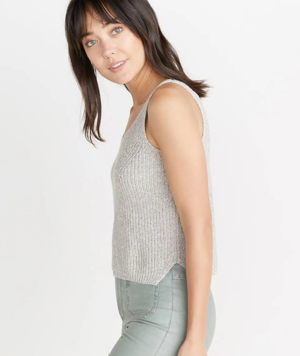 Helena Tank in Marled Flax sold by Marine Layer product image thumbnail 3