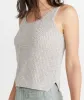 Helena Tank in Marled Flax sold by Marine Layer