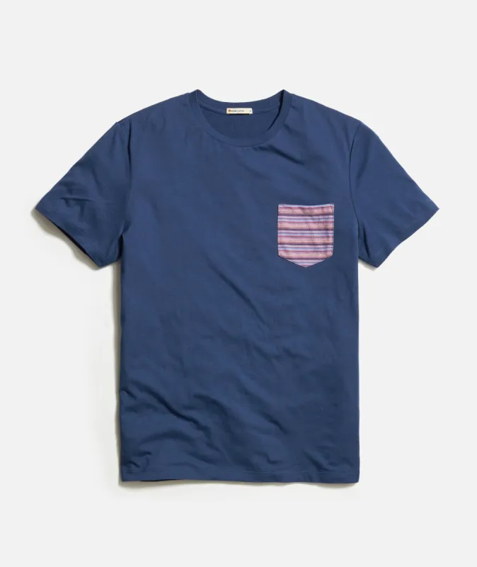 Signature Printed Pocket Tee sold by Marine Layer