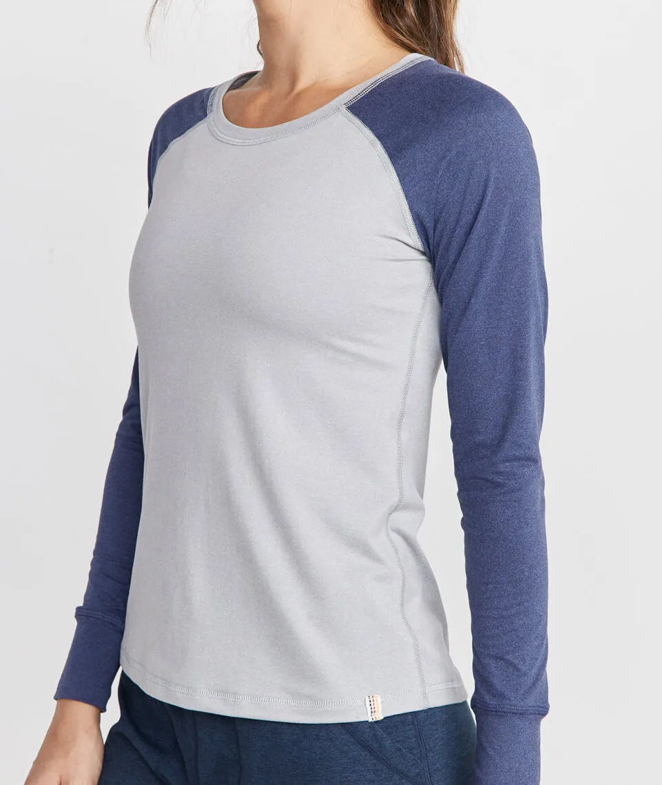 Brie Baseball Raglan in Navy sold by Marine Layer product image thumbnail 5