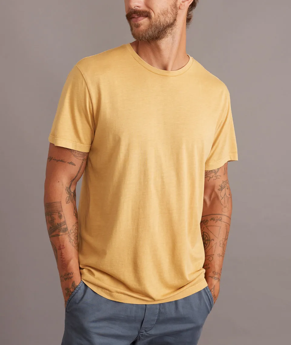 Signature Crew Tee in Faded Ochre sold by Marine Layer product image thumbnail 2