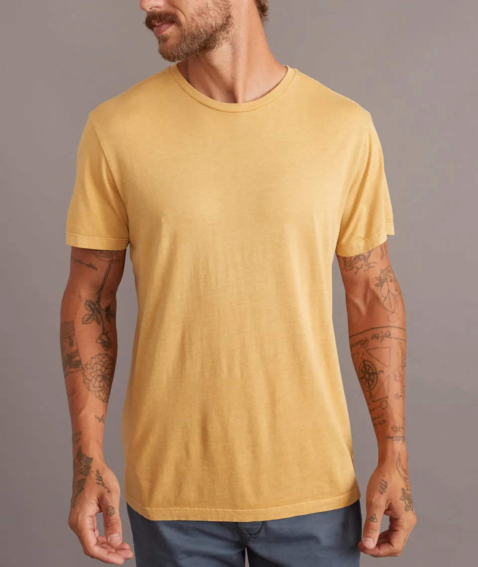 Signature Crew Tee in Faded Ochre sold by Marine Layer product image thumbnail 3