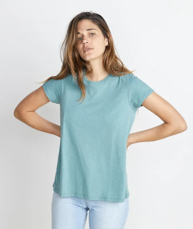 Swing Crew in Surf Green sold by Marine Layer