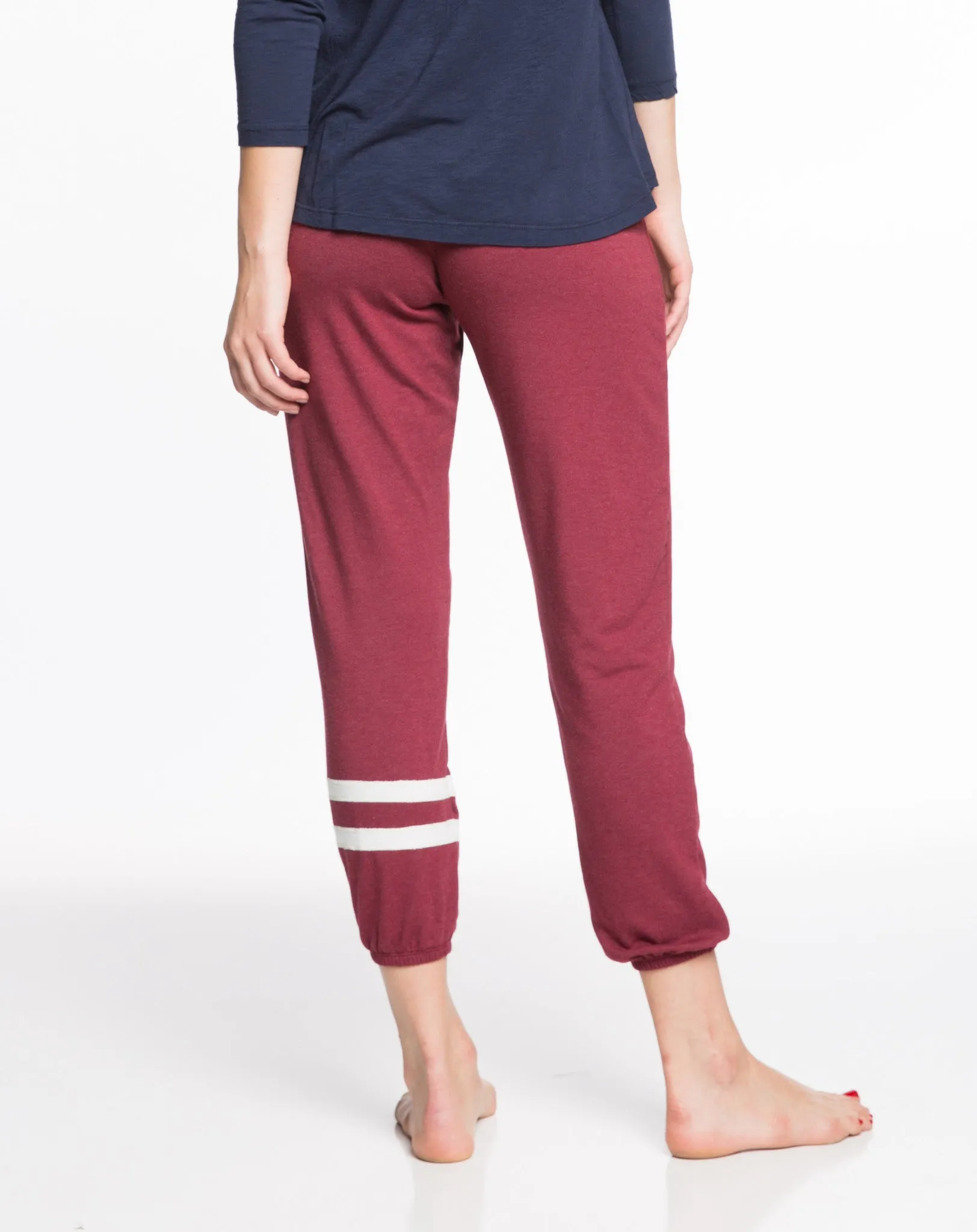 Varsity Stripe Joggers - Tibetan Red sold by Marine Layer product image thumbnail 3