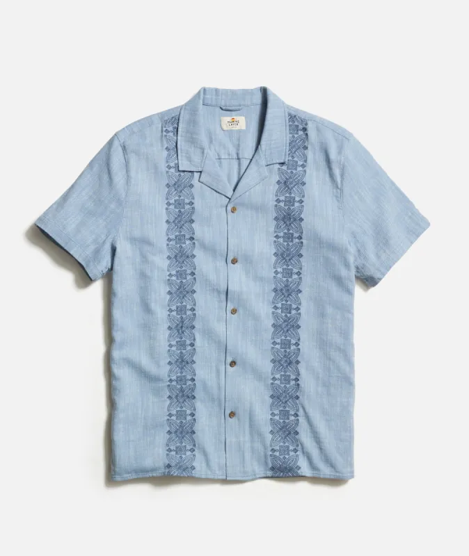 Stretch Selvage Embroidered Resort Shirt sold by Marine Layer