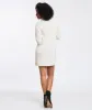 Turtleneck Sweater Dress - Cream sold by Marine Layer