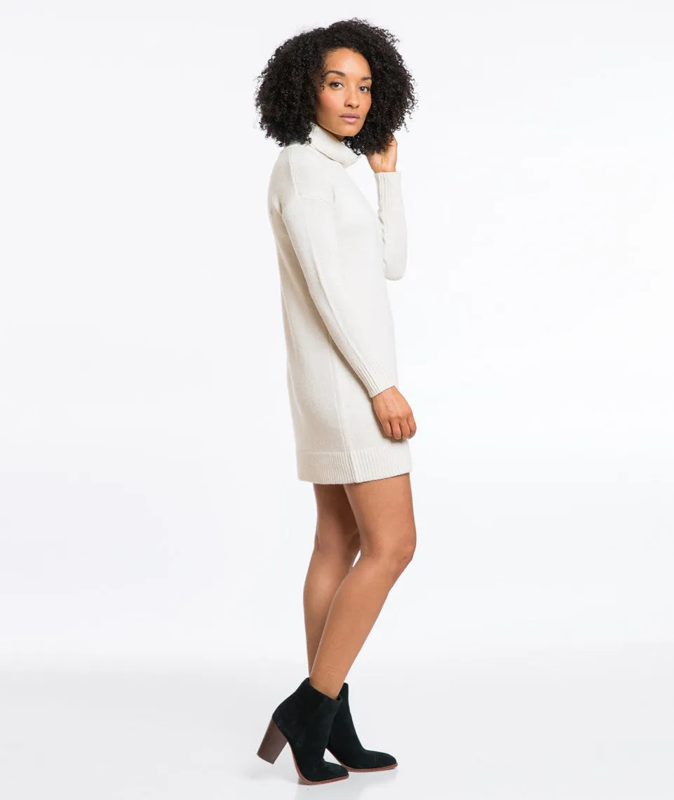Turtleneck Sweater Dress - Cream sold by Marine Layer product image thumbnail 3