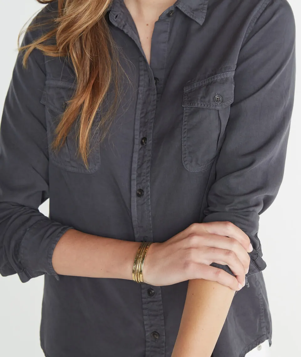 Hadley Button Down in Charcoal sold by Marine Layer product image thumbnail 4