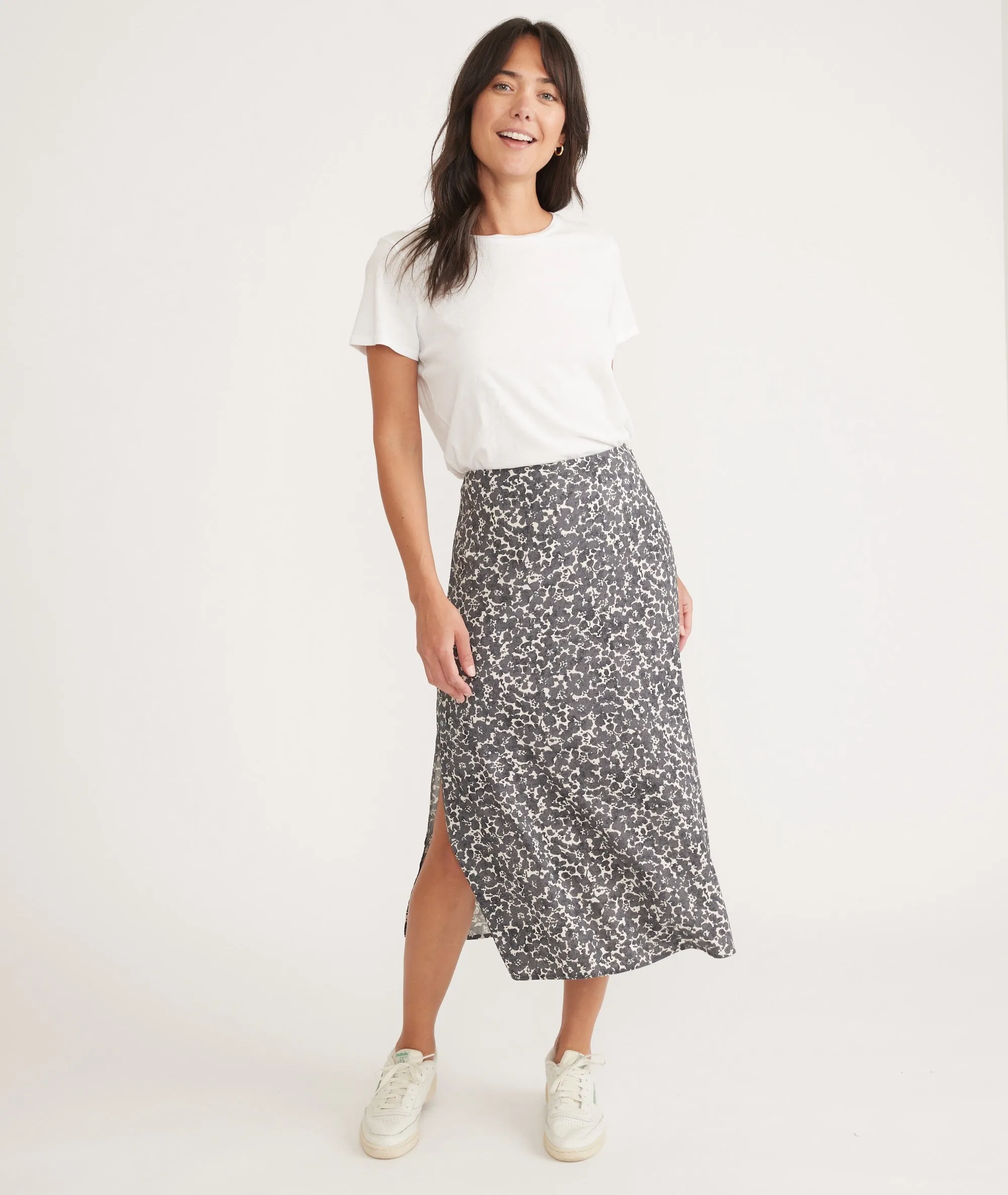 Ryan Midi Slip Skirt sold by Marine Layer