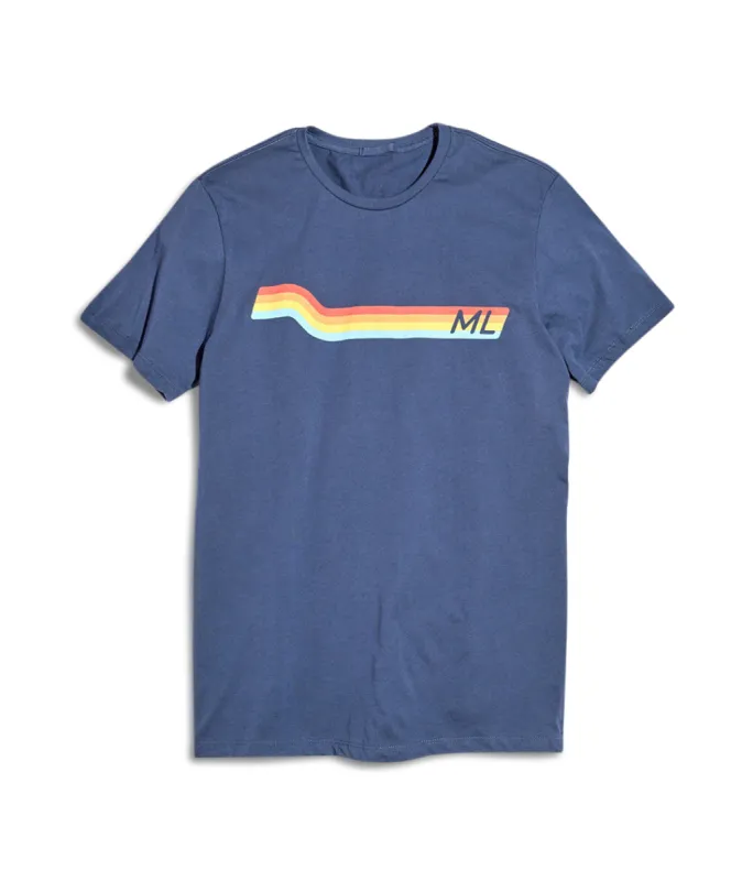 Sunset Stripe Tee sold by Marine Layer