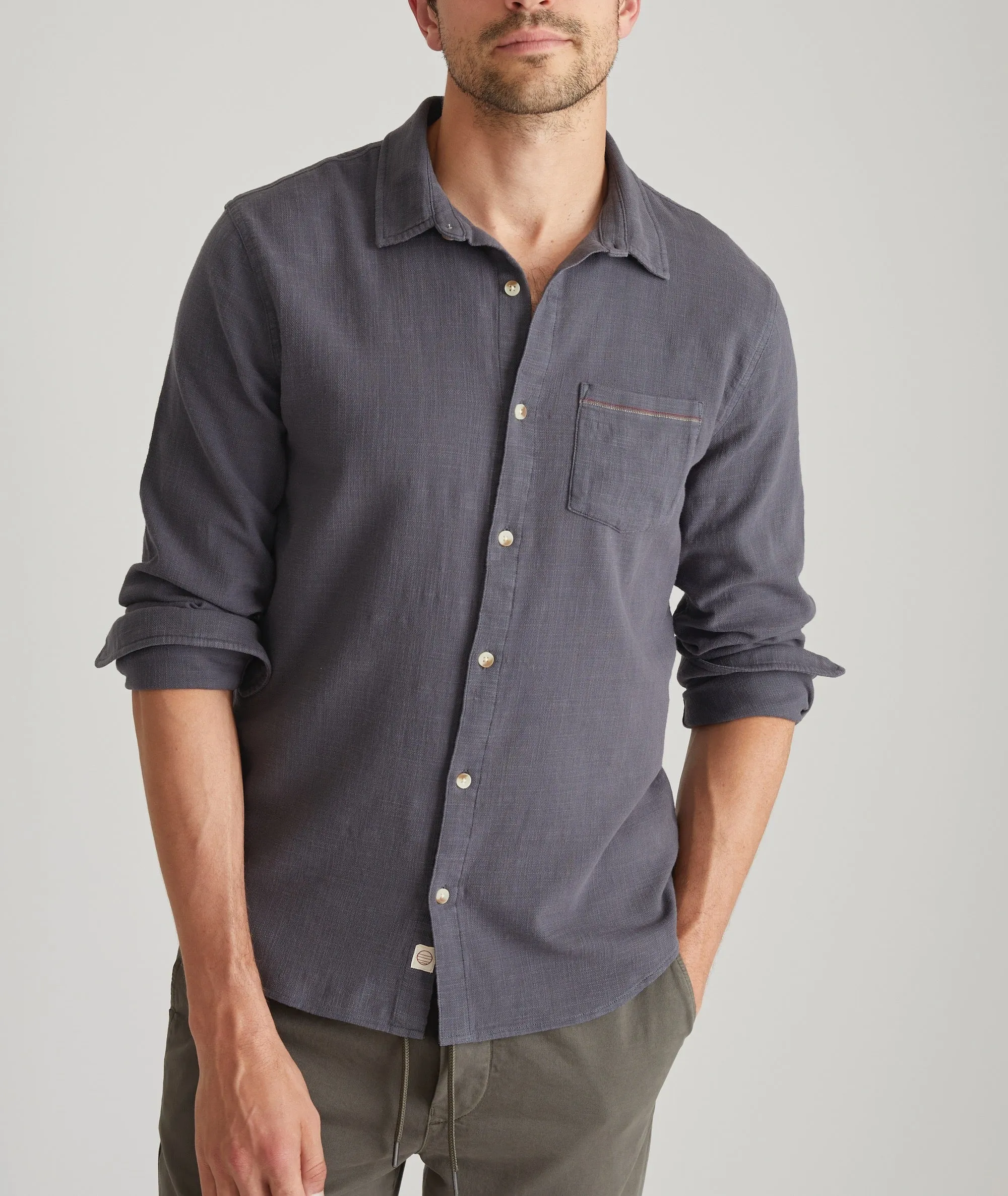 Stretch Selvage Long Sleeve Shirt sold by Marine Layer product image thumbnail 2