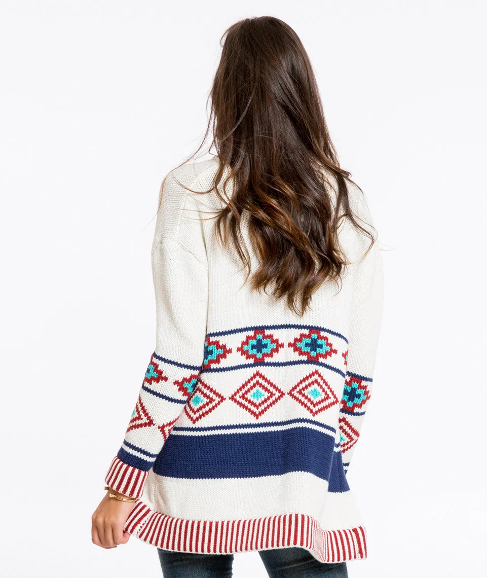 The Cora Aztec Cardigan sold by Marine Layer product image thumbnail 3