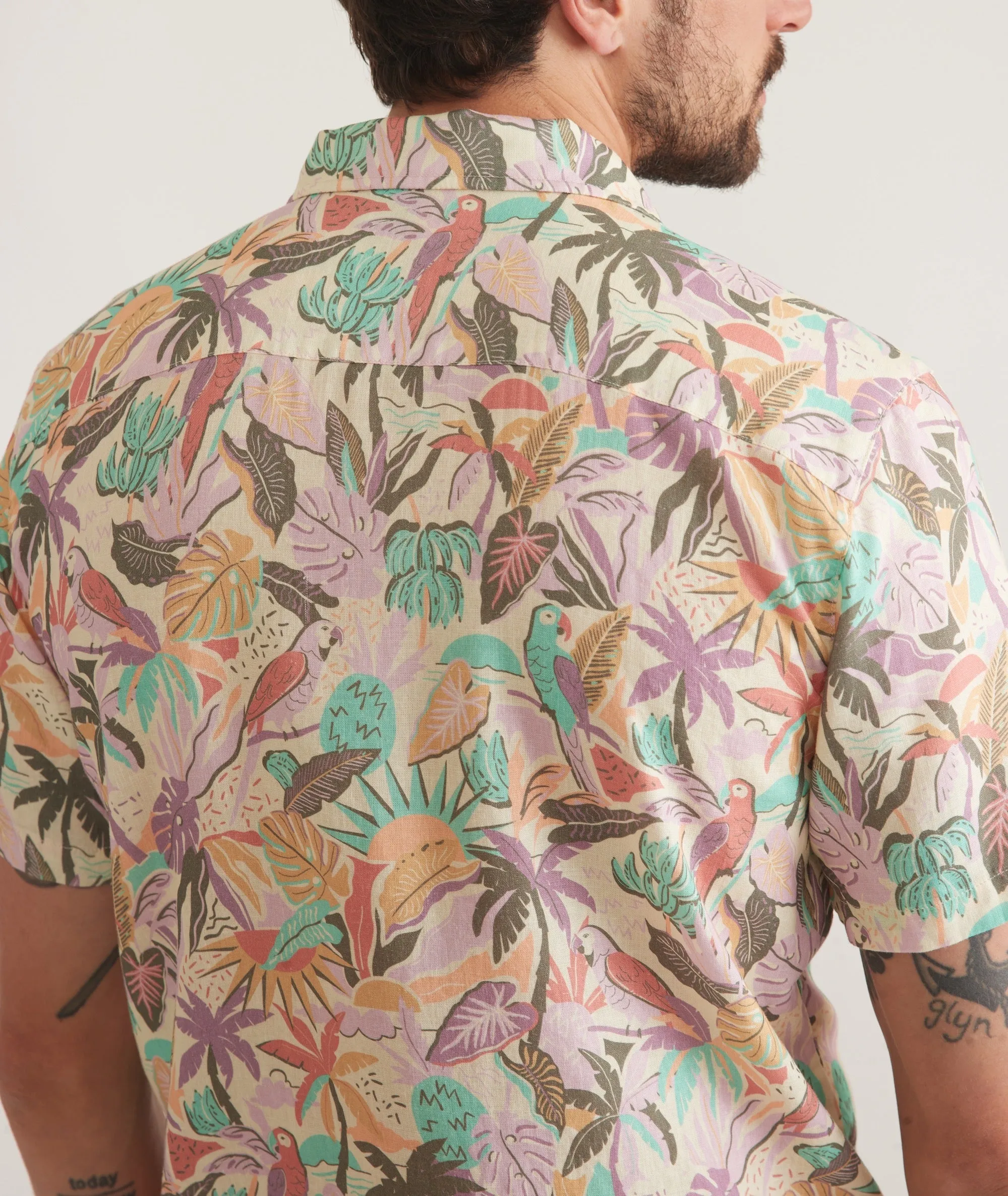 TENCEL Linen Resort Shirt sold by Marine Layer product image thumbnail 5