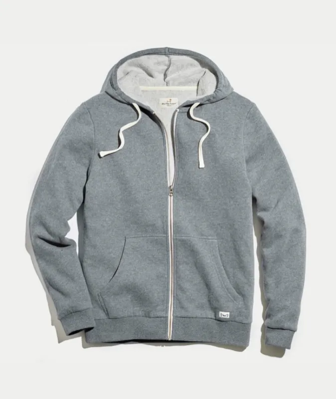 Clay Zip Hoodie made by Marine Layer